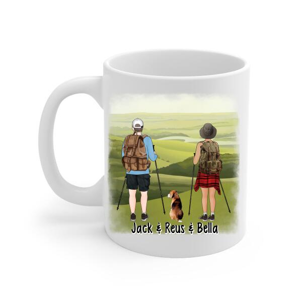 Life Is Better A Daring Adventure - Personalized Mug For Her, Him, For Couples, Hiking