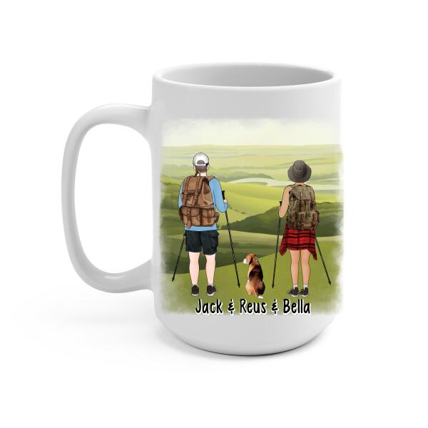 Life Is Better A Daring Adventure - Personalized Mug For Her, Him, For Couples, Hiking