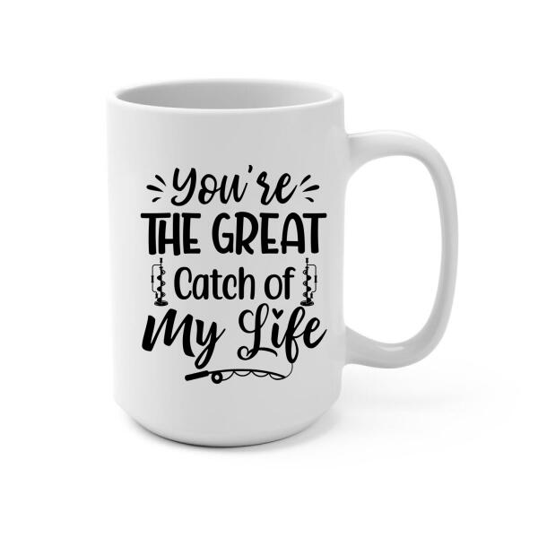 Fishing Partners For Life - Personalized Mug For Couples, Fishing