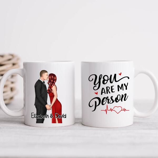 You Are My Person - Personalized Mug For Couples, Him, Her, Valentine's Day