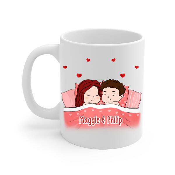 There's Nobody Else I'd Rather Have Snoring Loud - Personalized Mug For Couples, Him, Her