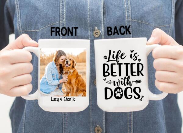 Fur Mama - Custom Mug Photo Upload, For Him, For Her, Dog Lovers, Cat Lovers