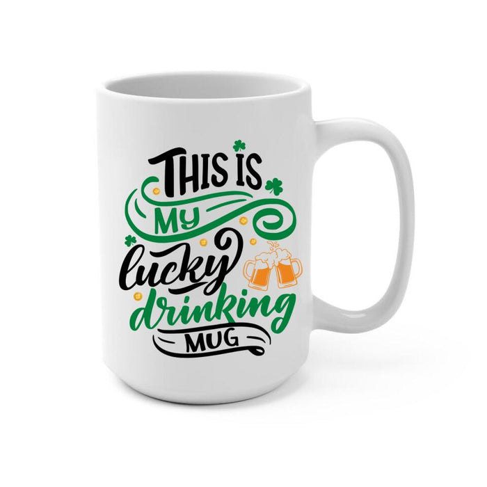 Let The Shenanigans Begin - Personalized Mug Dog Lovers, Cat Lovers, St. Patrick's Day