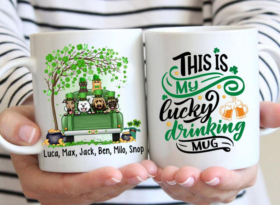 Let The Shenanigans Begin - Personalized Mug Dog Lovers, Cat Lovers, St. Patrick's Day