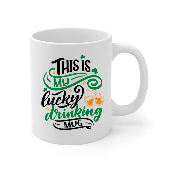 Let The Shenanigans Begin - Personalized Mug Dog Lovers, Cat Lovers, St. Patrick's Day