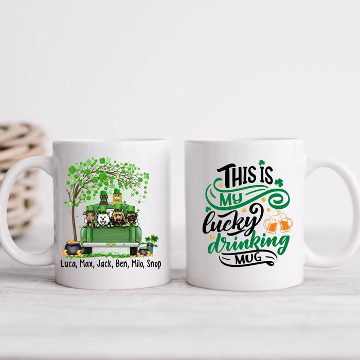 Let The Shenanigans Begin - Personalized Mug Dog Lovers, Cat Lovers, St. Patrick's Day