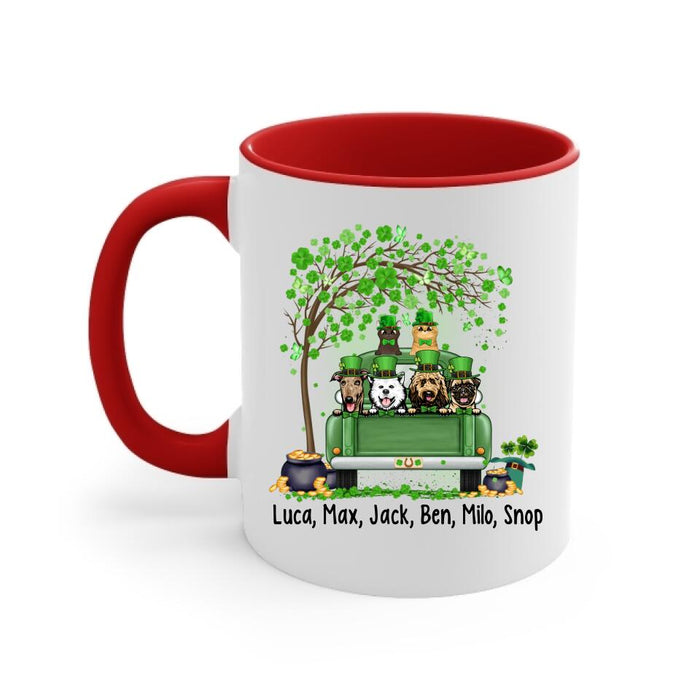 Let The Shenanigans Begin - Personalized Mug Dog Lovers, Cat Lovers, St. Patrick's Day