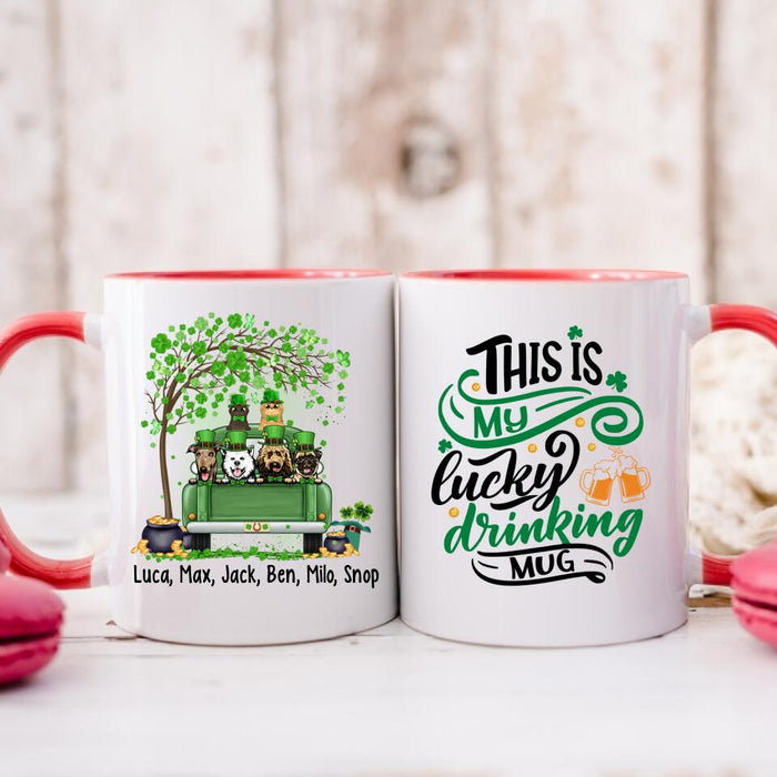 Let The Shenanigans Begin - Personalized Mug Dog Lovers, Cat Lovers, St. Patrick's Day