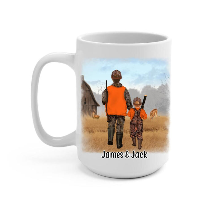 Partenaires De Chasse Pour La Vie - Personalized Mug For Couples, Family, Friends, Hunting