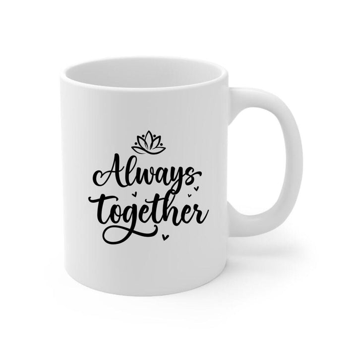 Yoga With Besties Always Together - Personalized Mug For Friends, For Her, Yoga