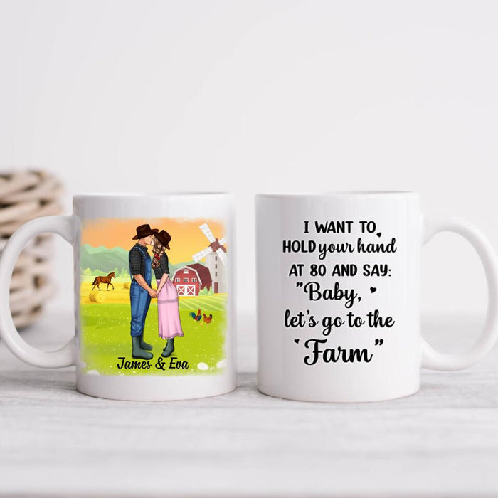 Farming Partners For Life - Personalized Mug For Couples, Her, Him, Farmer