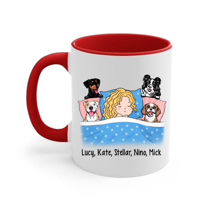 Je Suis Ni Riche Ni Célèbre Mais J'ai Des Chiens - Personalized Mug For Him, Her, Dog Lovers