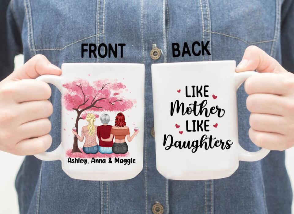 Like Mother Like Daughters - Personalized Mug For Mom, Mother's Day