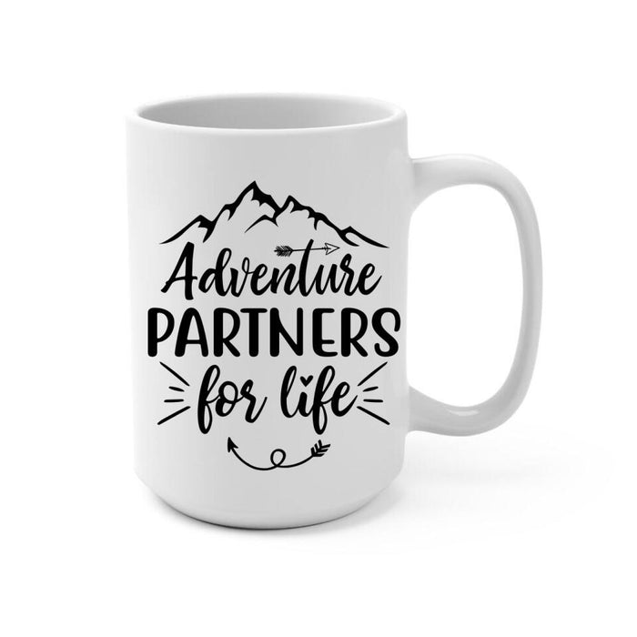 Off-Road Couple Hugging, Driving Together - Personalized Mug For Car Lovers, Off-Road