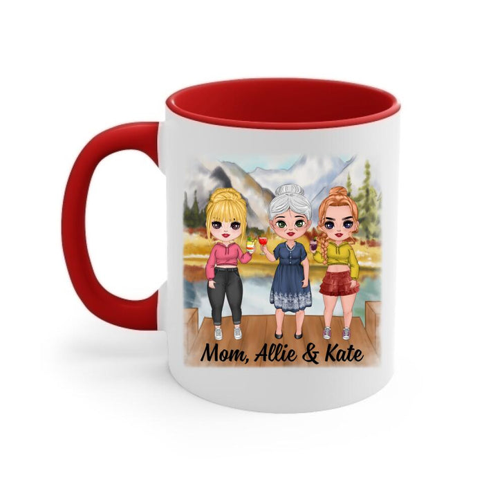 Like Mother Like Daughters - Personalized Mug For Her, Mom, Daughter