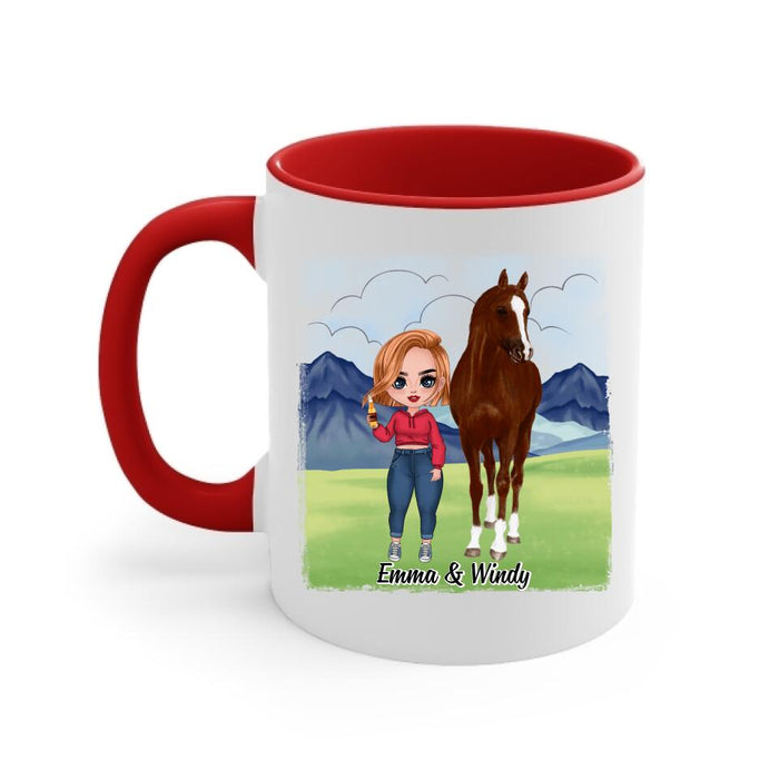 Riding Solves Most Of My Problems - Personalized Mug For Her, Horse Lovers