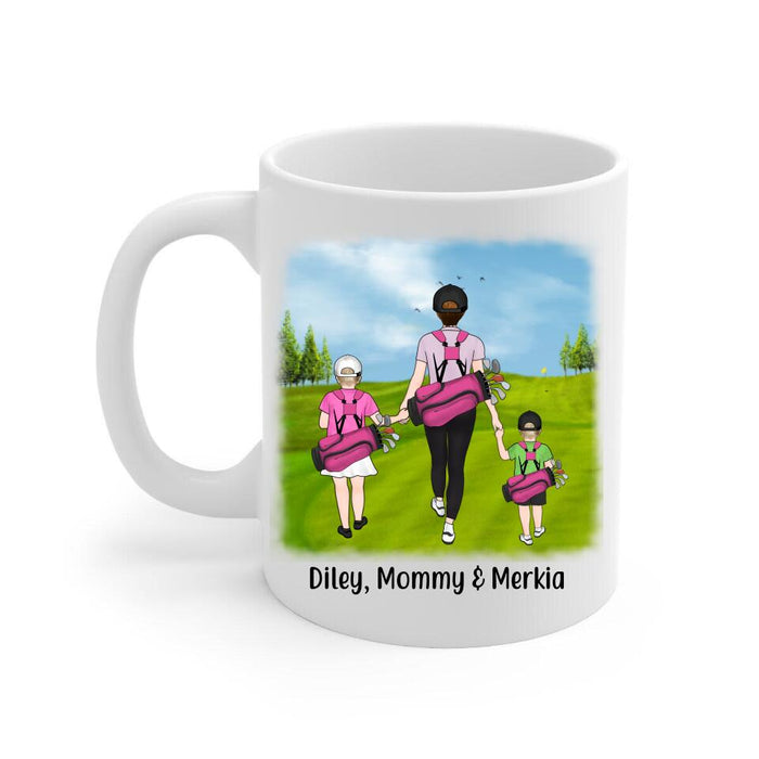 Golf Partners For Life Mother Son Daughter - Personalized Mug For Golf Lovers