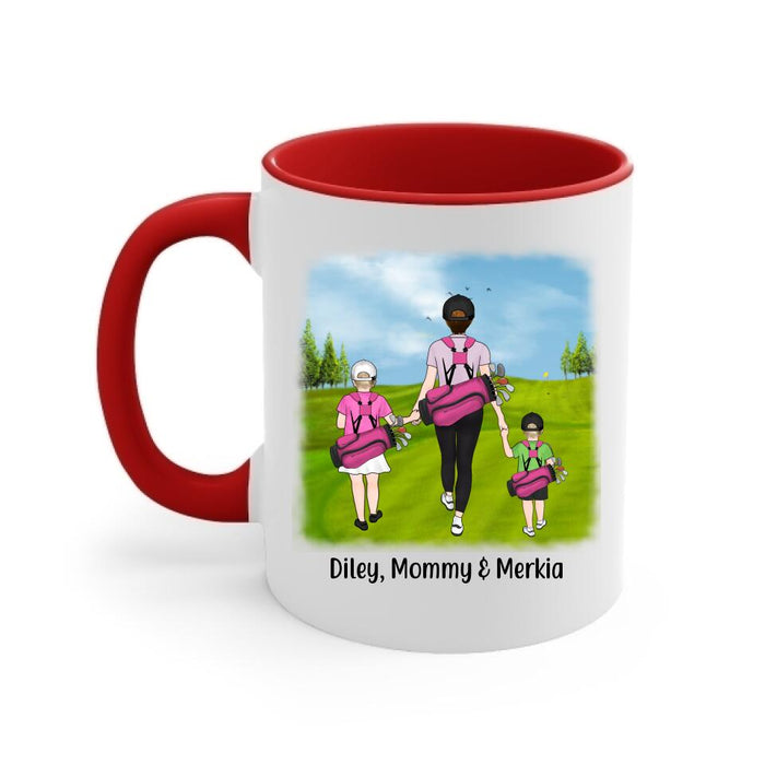 Golf Partners For Life Mother Son Daughter - Personalized Mug For Golf Lovers