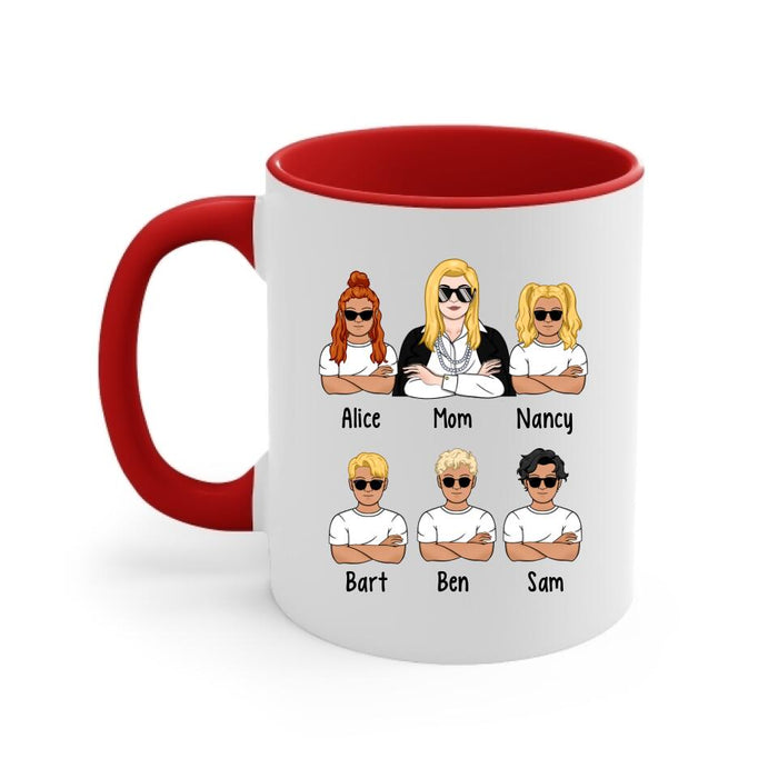 Up To 5 Kids Mother Review 5 Out Of 5 - Personalized Mug For Her, Mom