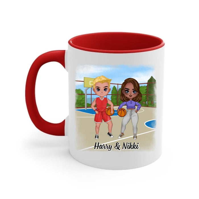 Life Is Better With Basketball - Personalized Mug For Him, Her, Couple, Friends, Basketball