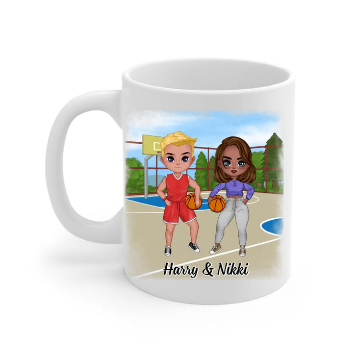 Life Is Better With Basketball - Personalized Mug For Him, Her, Couple, Friends, Basketball