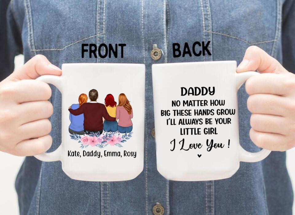 Daddy No Matter How - Personalized Gifts Custom Mug for Him for Dad for Him