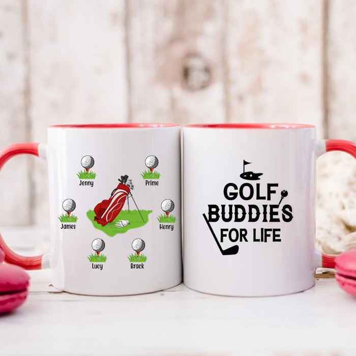 Golf Buddies for Life - Personalized Gifts Custom Golf Mug for Dad, Golf Lovers