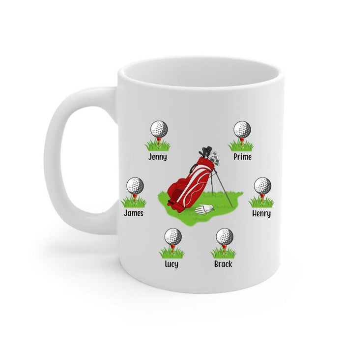 Golf Buddies for Life - Personalized Gifts Custom Golf Mug for Dad, Golf Lovers