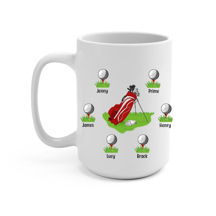 Golf Buddies for Life - Personalized Gifts Custom Golf Mug for Dad, Golf Lovers