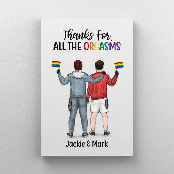 Personalized Canvas, Gifts For Him, Gifts For Her, Gifts for LGBT Couples