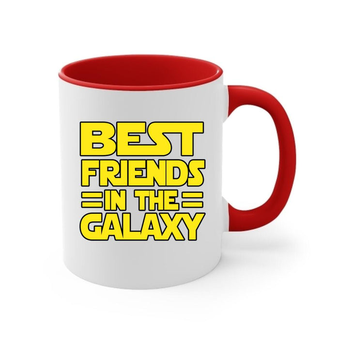 Best Friends in the Galaxy - Personalized Gifts Custom Mug for Him, for Dad, for Him