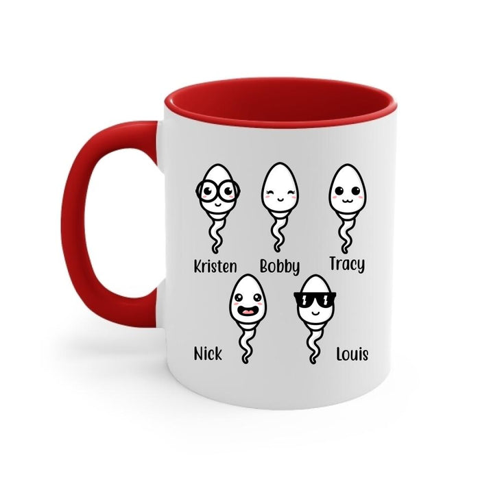 Happy Father's Day Thanks Dad For Creating A Legend - Personalized Mug For Dad, Father, Family