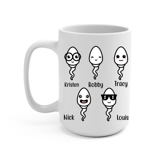 Happy Father's Day Thanks Dad For Creating A Legend - Personalized Mug For Dad, Father, Family