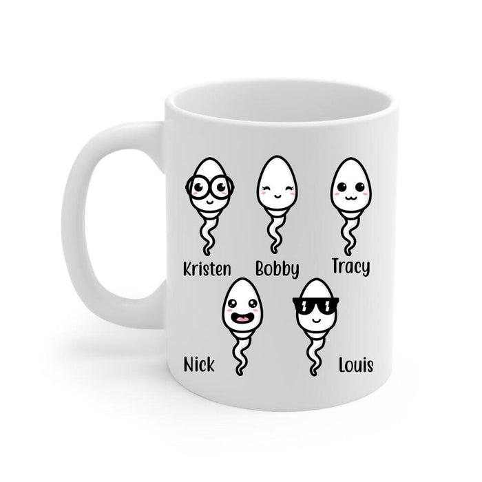 Happy Father's Day Thanks Dad For Creating A Legend - Personalized Mug For Dad, Father, Family