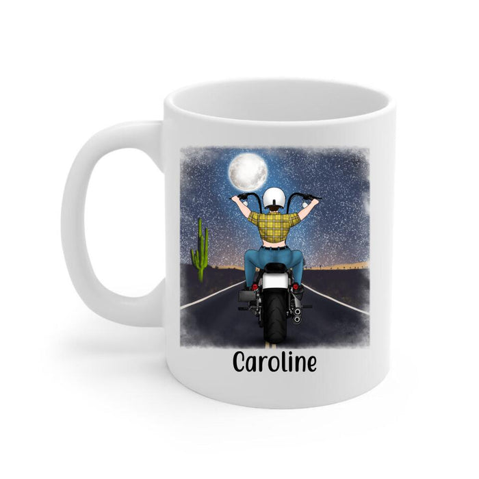 I'm That Crazy Biker Chick - Personalized Mug For Her, Motorcycle Lovers