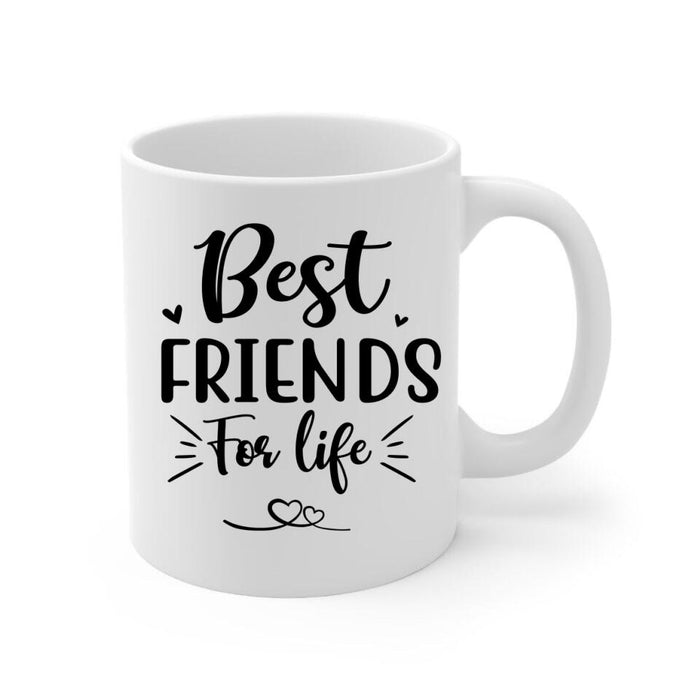 Best Friend for Life - Personalized Gifts Custom Rugby Mug for Dad