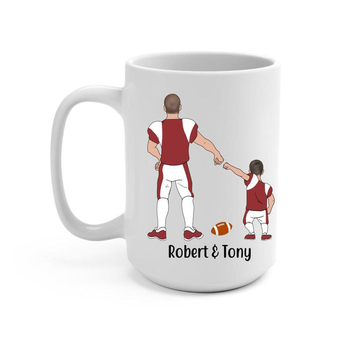 Best Friend for Life - Personalized Gifts Custom Rugby Mug for Dad