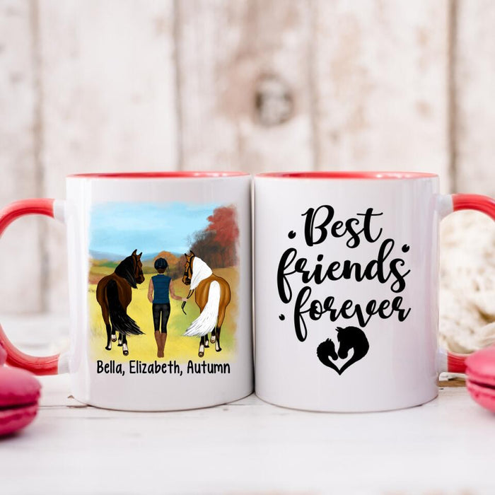 Once Upon A Time There Was A Girl - Personalized Mug For Her, Horse Lovers