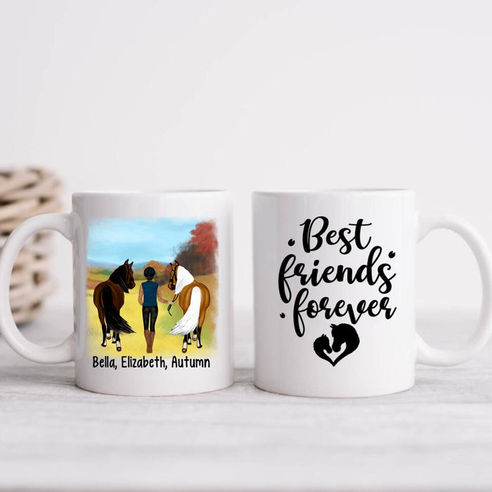 Once Upon A Time There Was A Girl - Personalized Mug For Her, Horse Lovers