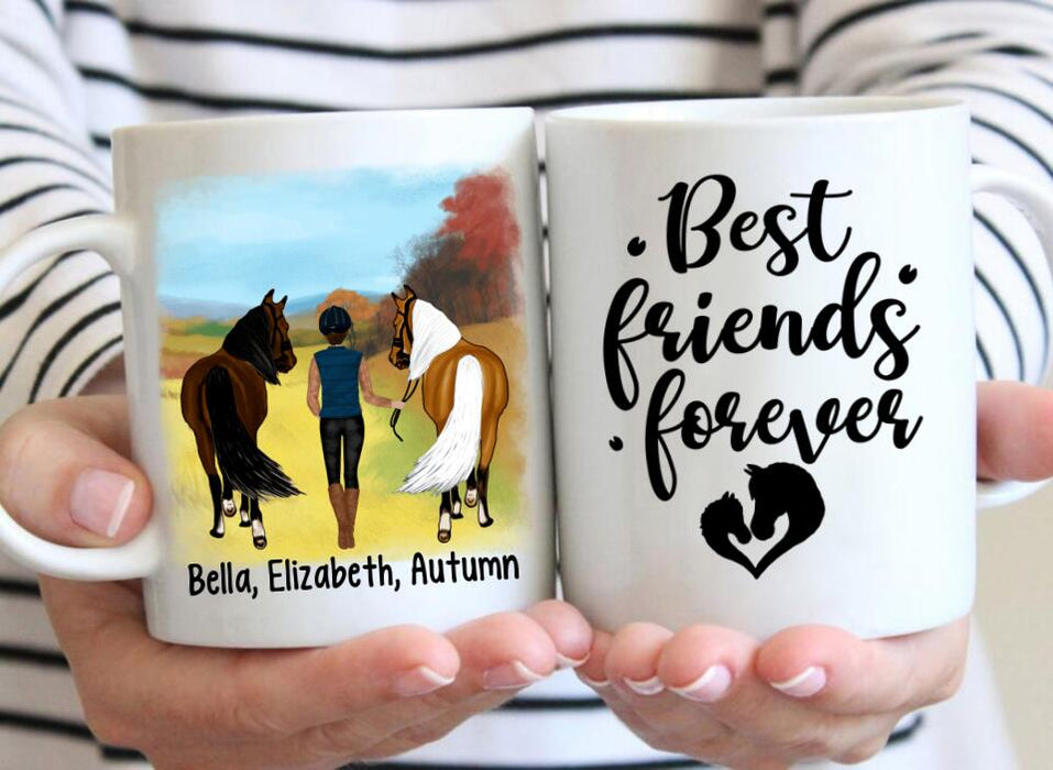 Once Upon A Time There Was A Girl - Personalized Mug For Her, Horse Lovers