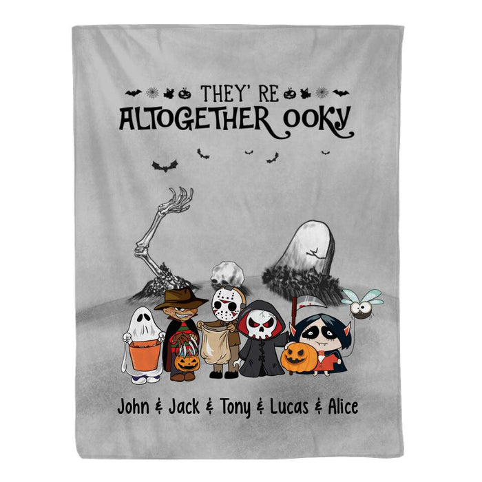 Personalized Blanket, Spooky Ooky Family, Gifts For Halloween Family