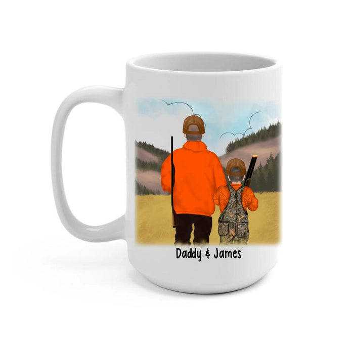 Hunting Partner for Life - Personalized Gifts Custom Hunting Mug for Kids for Dad, Hunting Lovers