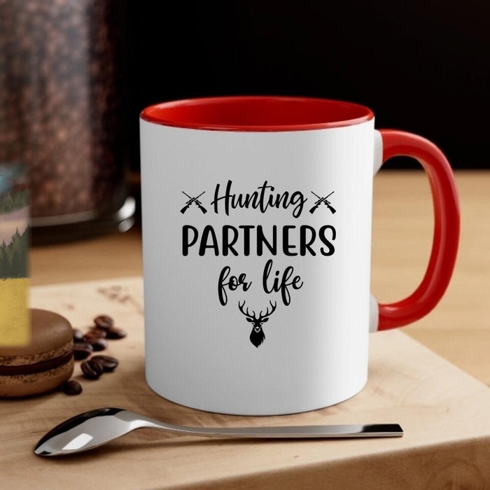 Hunting Partner for Life - Personalized Gifts Custom Hunting Mug for Kids for Dad, Hunting Lovers