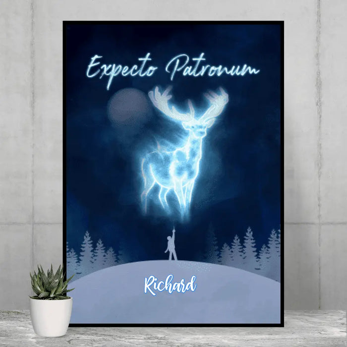 Personalized Poster, Canvas, HP Patronus Gifts for HP Lovers