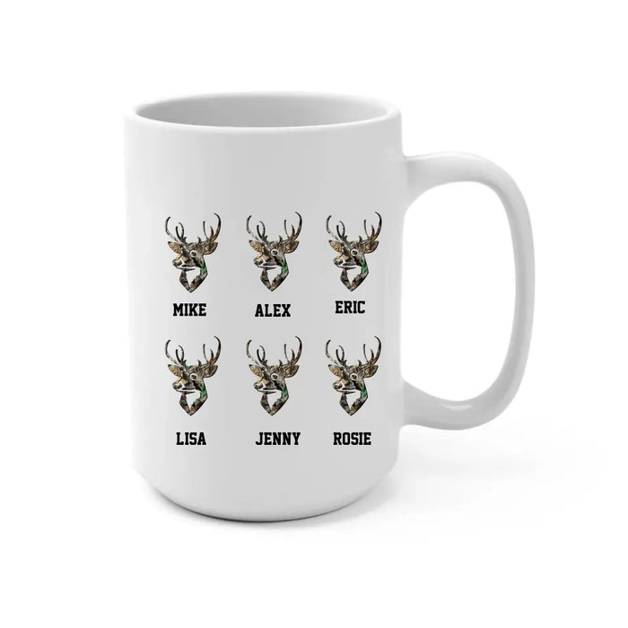 Best Buckin Dad Ever - Father's Day Personalized Gifts Custom Hunting Mug for Dad, Hunting Lovers