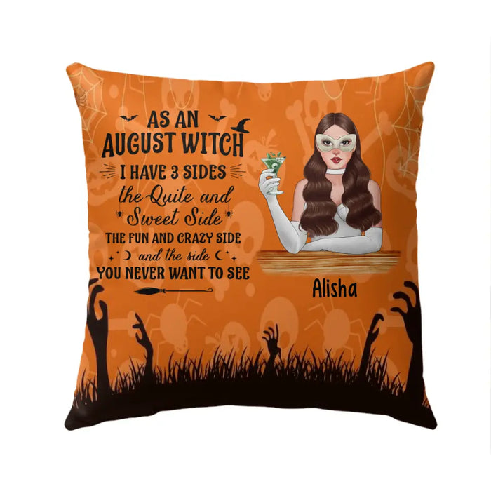 Personalized Pillow, A Witch Has 3 Sides - Gift For Halloween