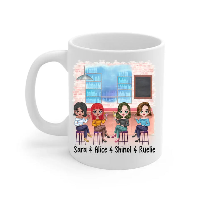 It's Always More Fun When We're Together - Personalized Mug For Friends, For Sister, Congratulations