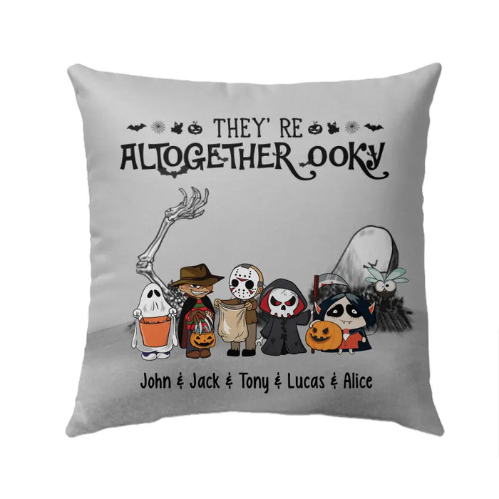 Personalized Pillow, Okky Spooky Family, Gifts For Halloween Family