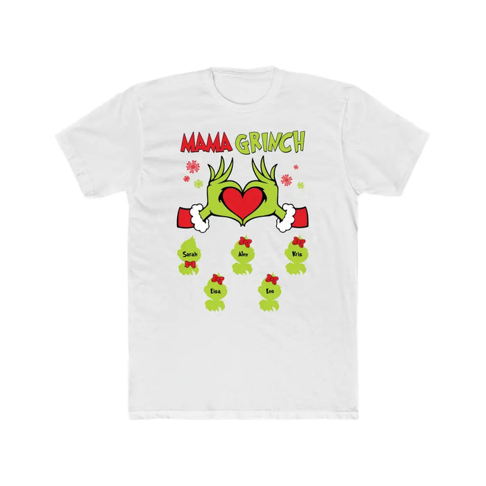 Mama Grinch - Personalized Christmas Gifts Custom Shirt For Grinch Family