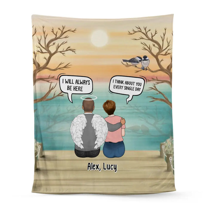 I Still Talk About You- Personalized Gifts Custom Blanket for Loss of Mother/Father/Brother/Husband Gift